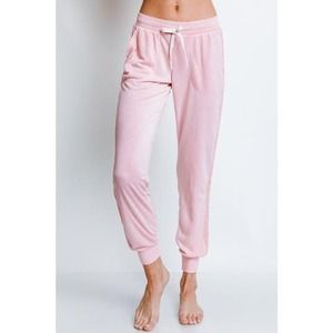 P.J Salvage Fleece Drawstring Cuffed Joggers